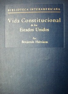 Vida Constitucional de los Estados Unidos