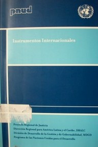 Instrumentos internacionales : anexo 1