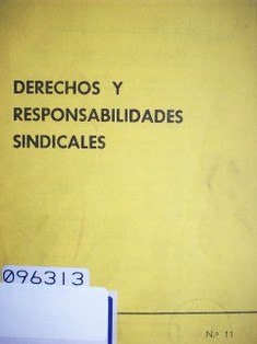 Derechos y responsabilidades sindicales