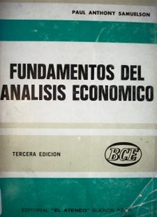 Fundamentos del análisis económico