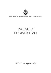 Palacio Legislativo : 1825 - 25 de agosto - 1974