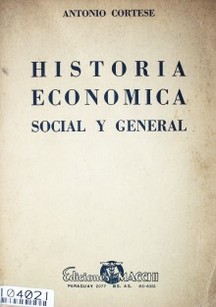 Historia económica y social y general