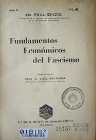 Fundamentos económicos del fascismo