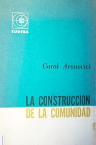 La construcción de la comunidad