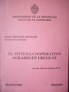 El sistema cooperativo agrario