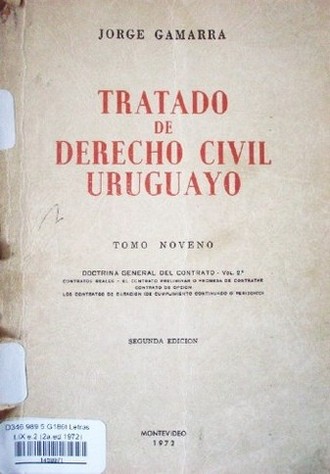 Tratado de Derecho Civil Uruguayo