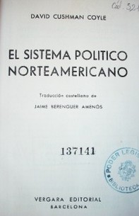 El sistema político norteamericano