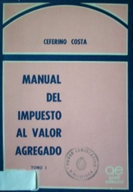 Manual del impuesto al valor agregado