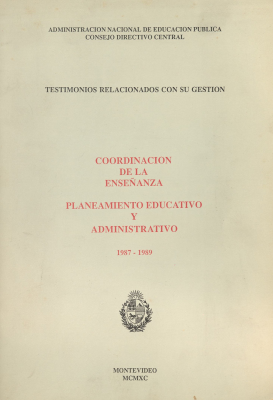Coordinación de la enseñanza; planeamiento educativo y administrativo.