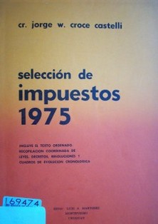 Selección de impuestos 1975