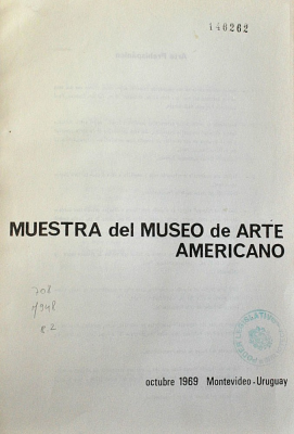 Muestra del Museo de Arte Americano
