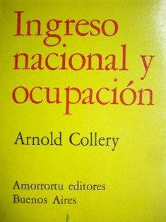 Ingreso nacional y ocupación