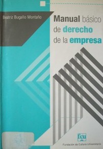 Manual básico de derecho de la empresa