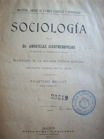 Sociología