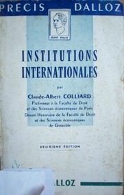 Institutions internationales