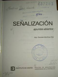 Señalización : apuntes abiertos