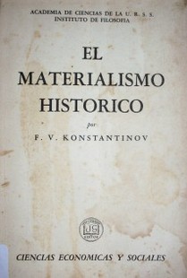 El materialismo histórico