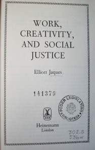 Work, creativity, and social justice