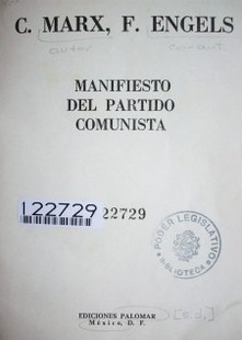 Manifiesto del Partido Comunista