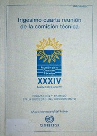 Reunión de la Comisión Técnica (34ª) : informe