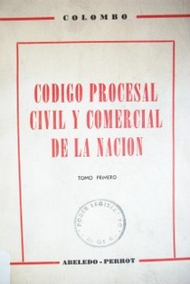 Código Procesal Civil y Comercial de la Nación