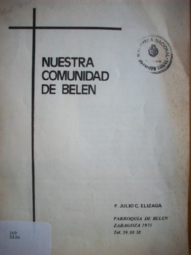 Nuestra comunidad de Belén