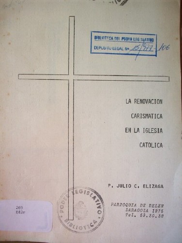 La renovación carismática en la Iglesia Católica