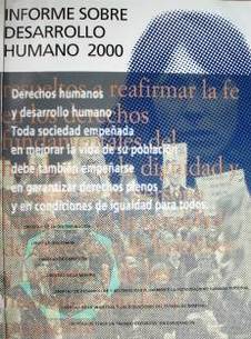 Informe sobre desarrollo humano 2000