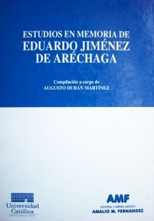 Estudios en memoria de Eduardo Jiménez de Aréchaga