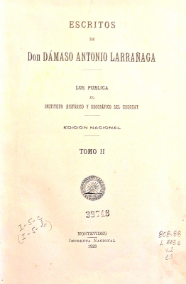 Escritos de Don Dámaso Antonio Larrañaga