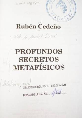 Profundos secretos metafísicos