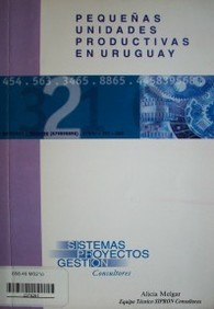 Pequeñas unidades productivas en el Uruguay : microempresas en la economía uruguaya