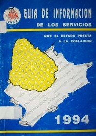 Guía de información de  los servicios que el Estado presta a la población