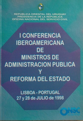 Conferencia Iberoamericana de Ministros de Administración Pública y Reforma del Estado (1ª)