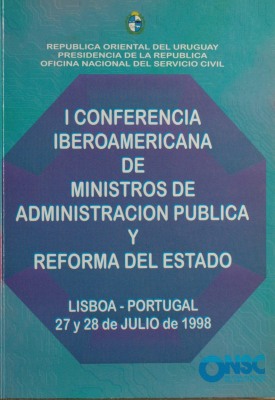 Conferencia Iberoamericana de Ministros de Administración Pública y Reforma del Estado (1ª)