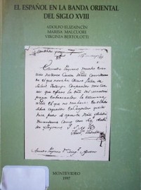 El español en la Banda Oriental del siglo XVIII