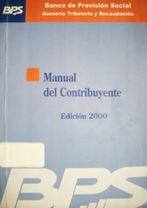 Manual del contribuyente : edición 2000
