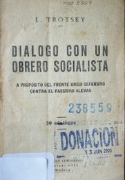 Diálogo con un obrero socialista