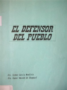 El defensor del pueblo