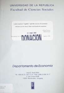 Labor market "rigidity" and the success of economic reforms across more than one hundred countries