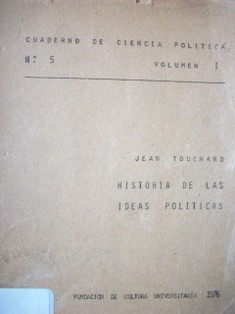 Historia de las ideas políticas