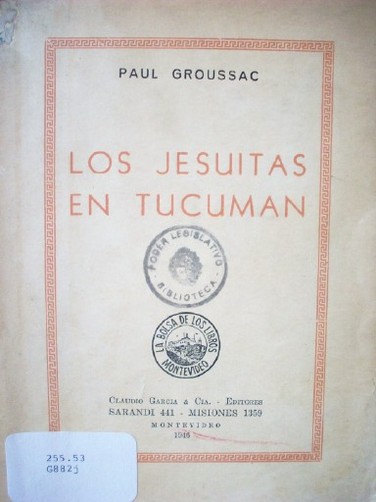 Los jesuitas en Tucumán