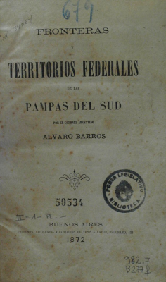 Fronteras y territorios federales de las pampas del sud