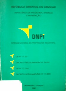DNPI : Direçao Nacional da Propriedade Industrial