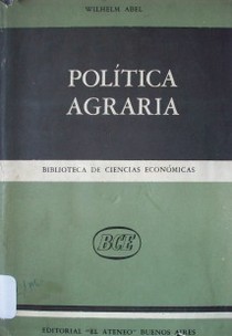 Política agraria