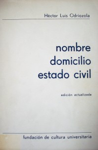 Nombre : domicilio : estado civil