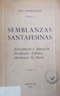 Semblanzas santafesinas