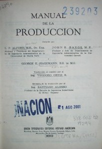 Manual de la producción