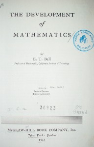 The Development of Mathematics