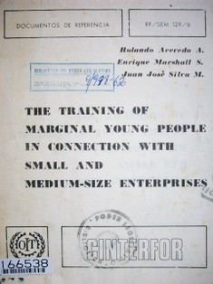 The training of marginal young people in connection with small and medium - size enterprises